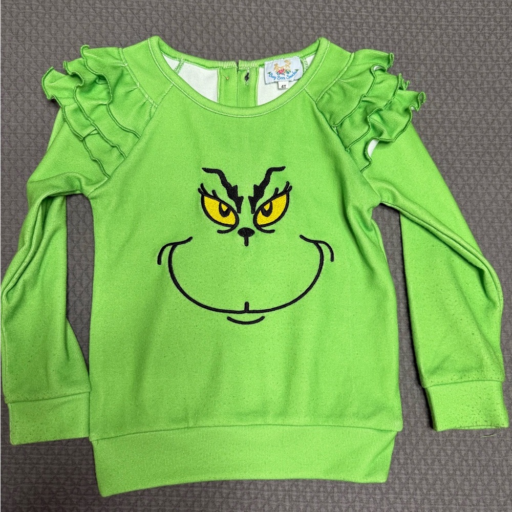 Girls Grinch Sweater
